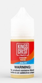 King Crest Salts Strawberry Peach Ice