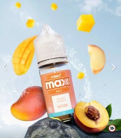 Naked Salt Max Peach Mango Ice