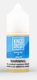 King Crest blueberry acai salt